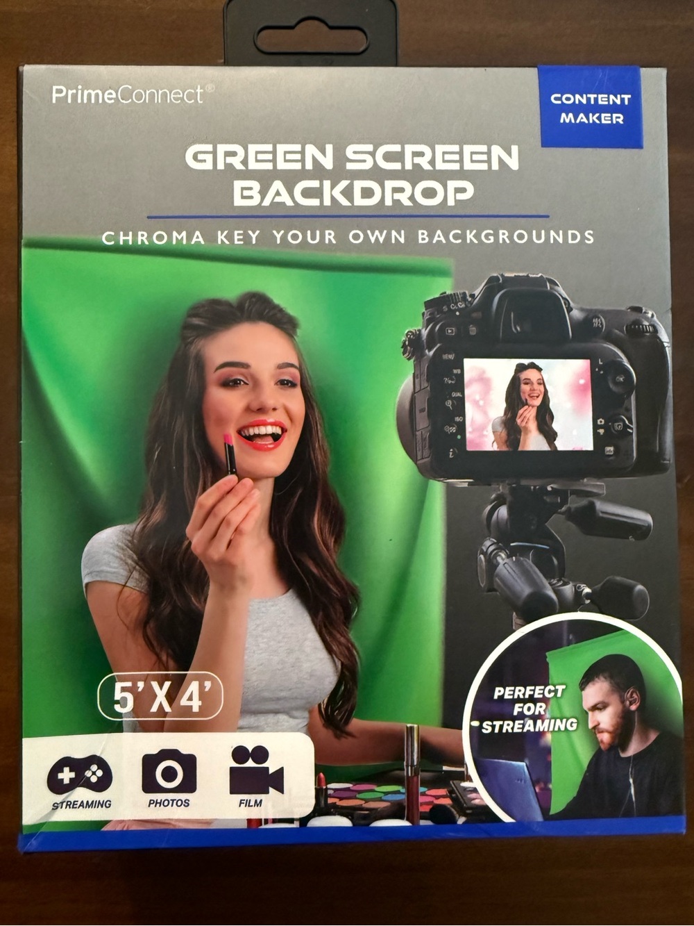 NWT. Green screen backdrop for video. streaming or photos. New in box